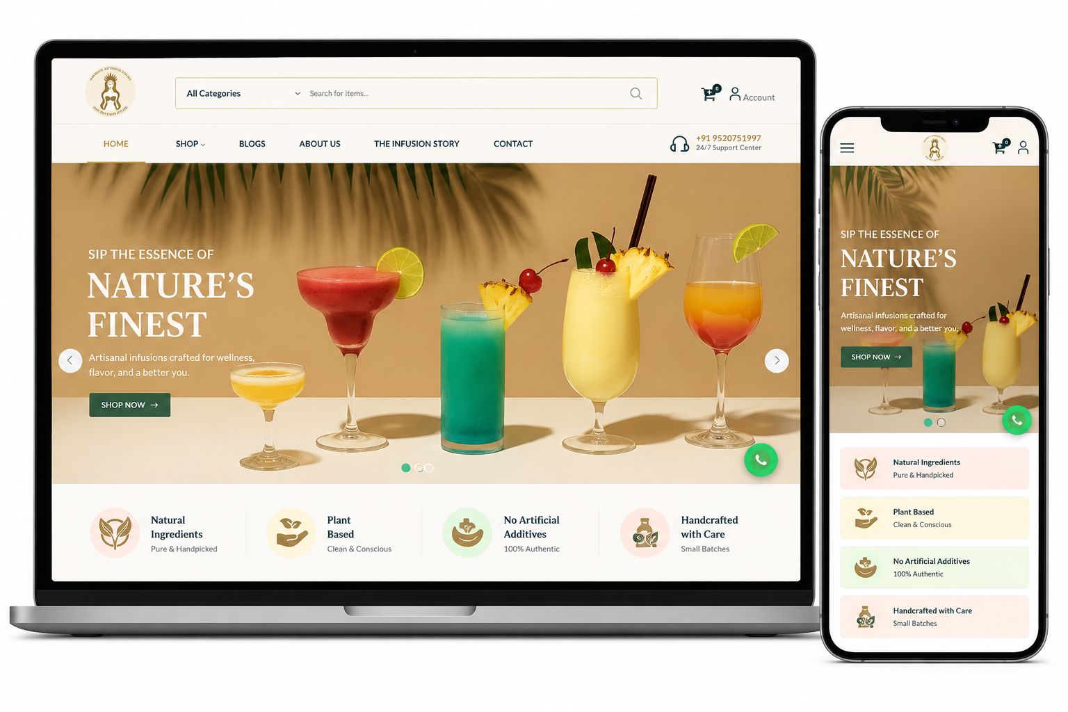 The Infusion Island Website