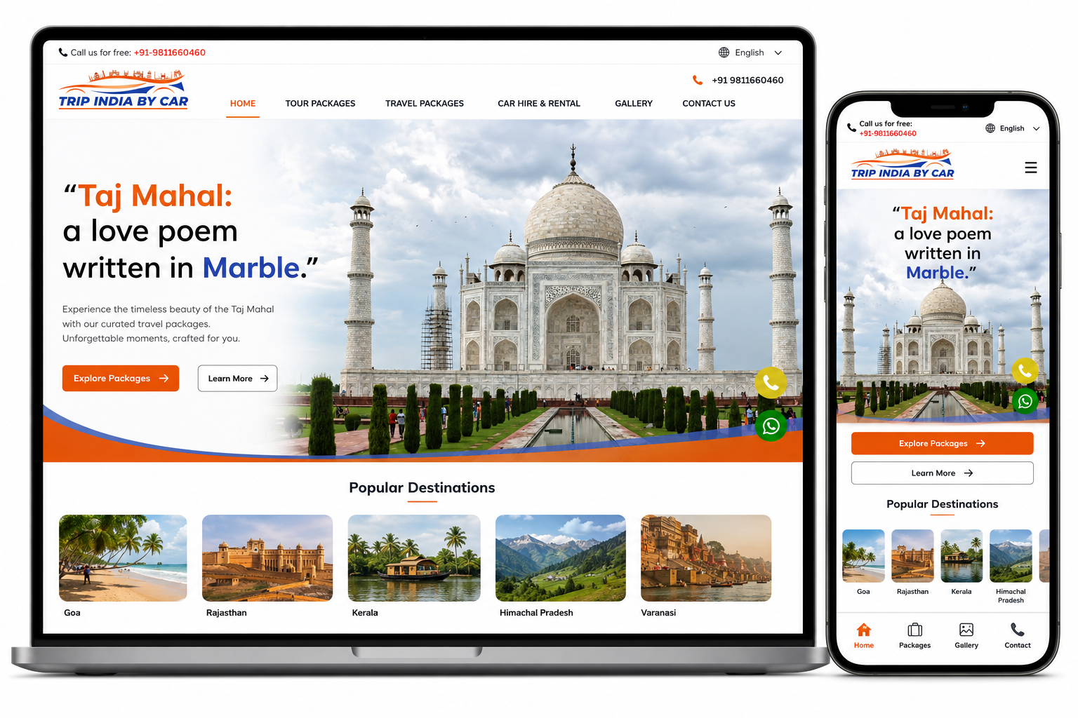 Trip India By Car Website